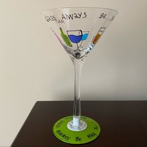 Decorative Martini Glass